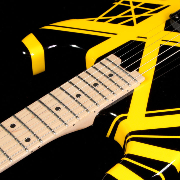 EVH Striped Series Black with Yellow Stripes
