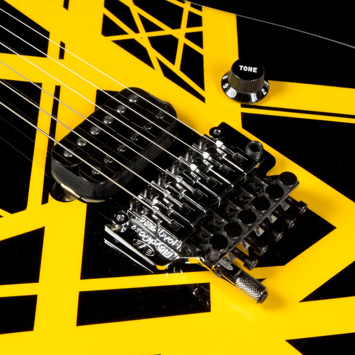 EVH Striped Series Black with Yellow Stripes