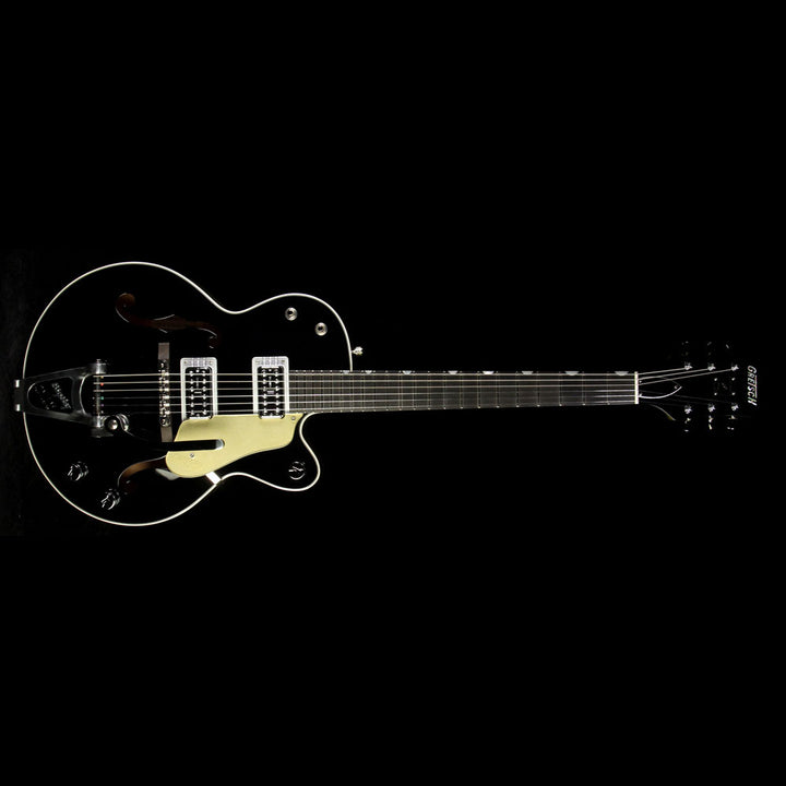 Used Gretsch G6118T-LTV 130TH Anniversary Jr Electric Guitar Black and Metallic Gold