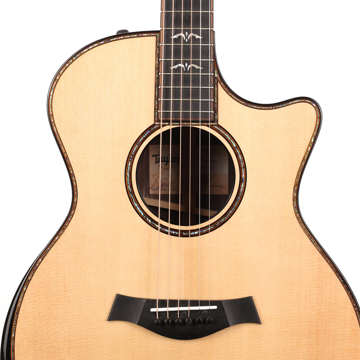 Taylor 914ce Grand Auditorium Acoustic-Electric Natural 2021 — 6