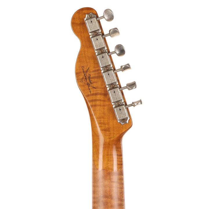 Fender Custom Shop Michigan Mahogany P-90 Telecaster Super Faded Crimson Transparent