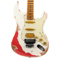 Fender Custom Shop White Lightning Stratocaster FR HSS Olympic White over Fiesta Red 2021