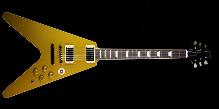 Used Gibson Custom Shop Limited Edition Goldtop Flying V Standard Electric Guitar