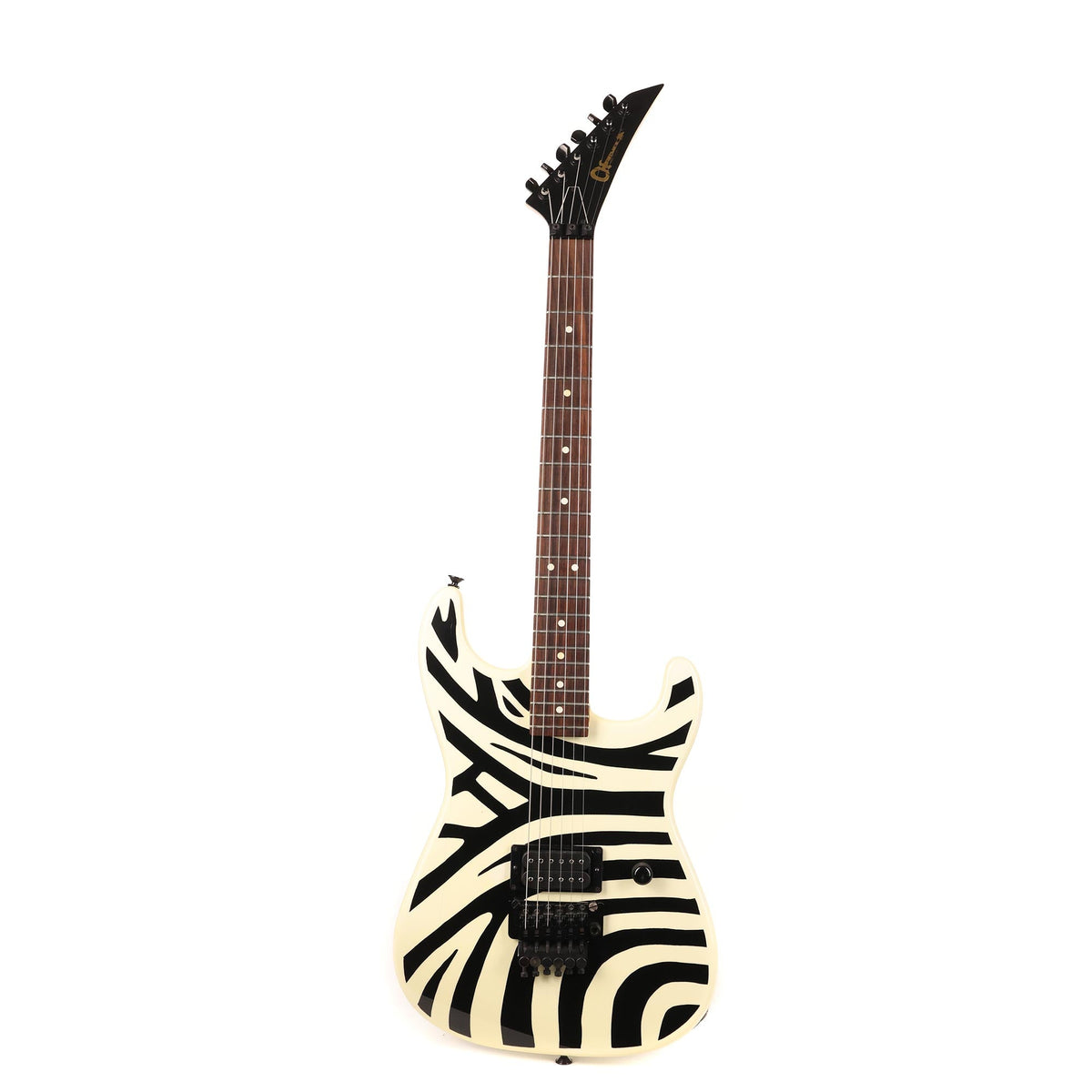 1984 Charvel San Dimas Black and White Stripes — 2