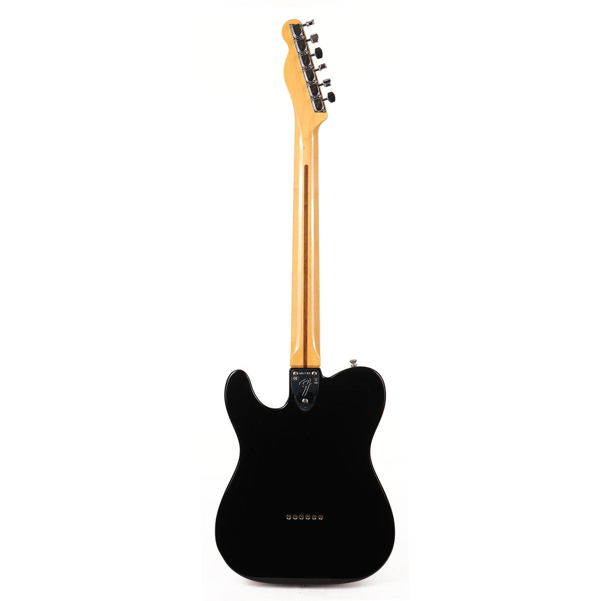 Fender American Vintage 1972 Telecaster Thinline FSR Black Used — 3