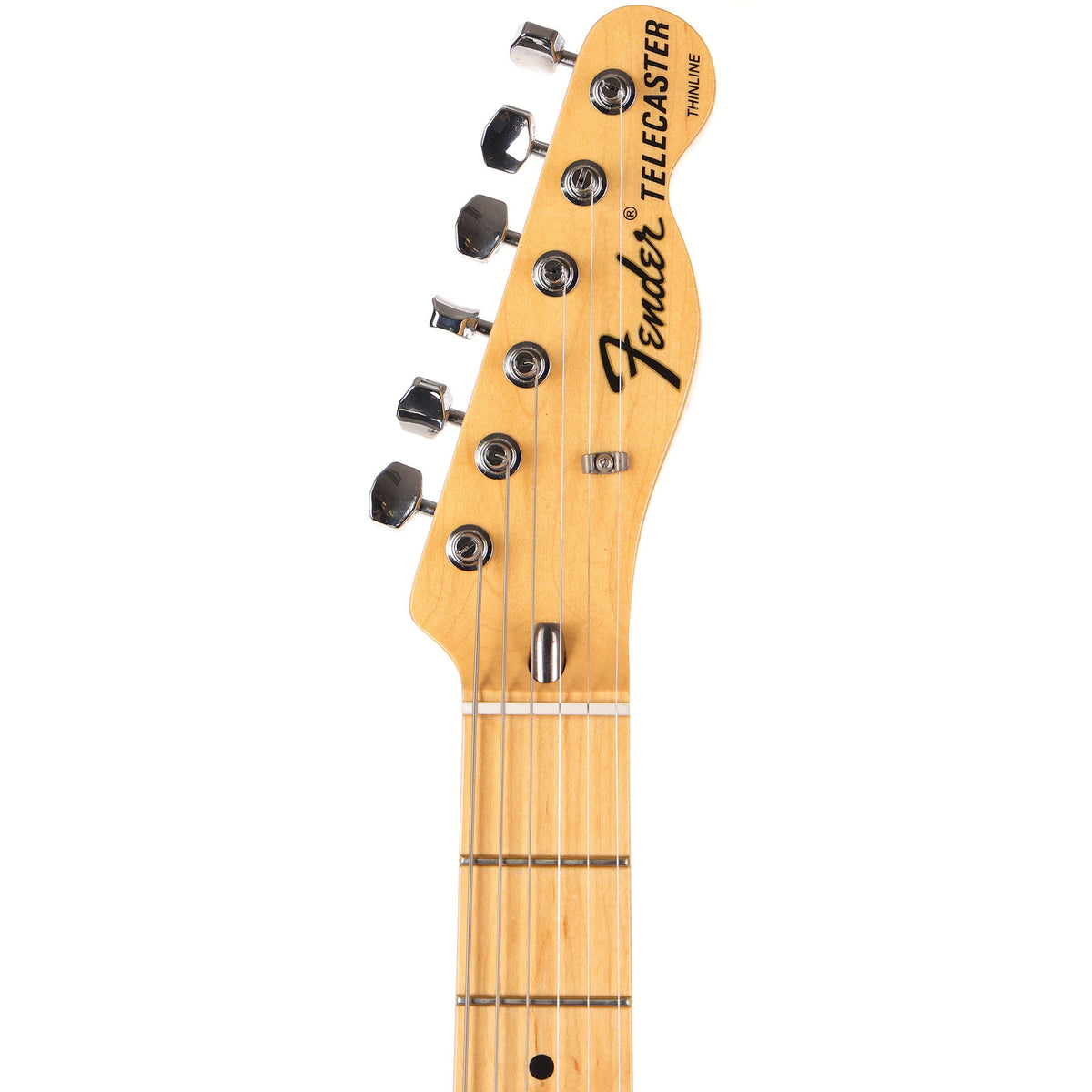 Fender American Vintage 1972 Telecaster Thinline FSR Black Used — 4