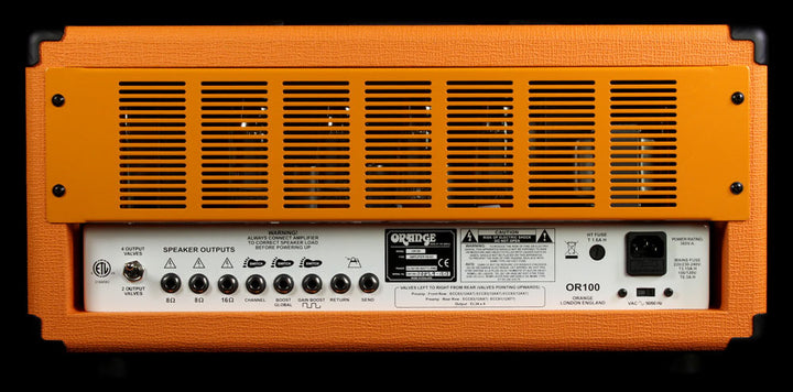 Used Orange Amplifiers OR100H 100 Watt Electric Guitar Amplifier Head