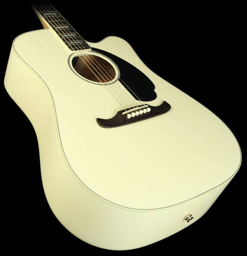 Used Fender Custom Shop Kingman C Acoustic Guitar Antigua White — 1