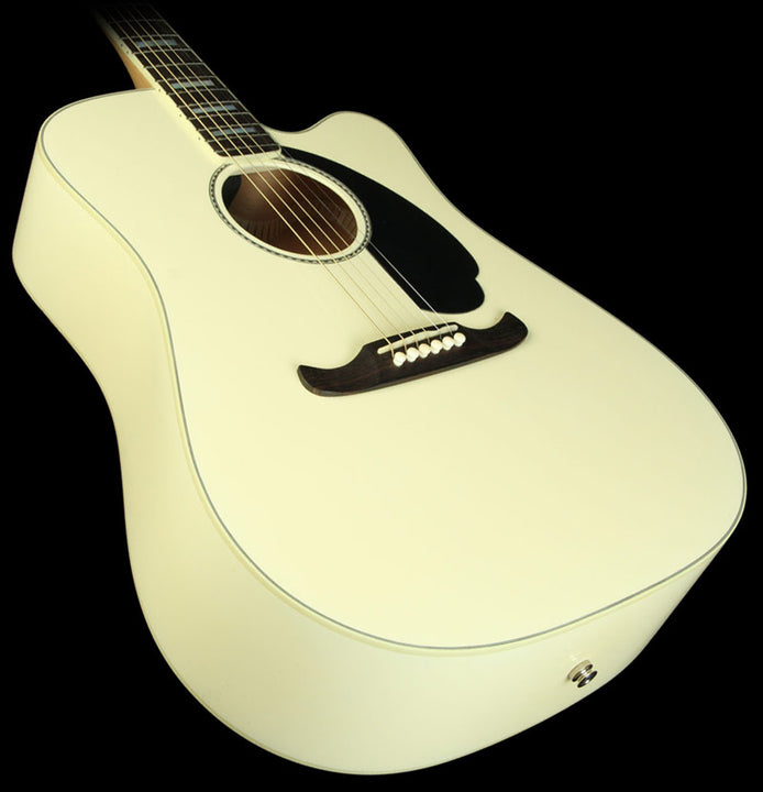 Used Fender Custom Shop Kingman C Acoustic Guitar Antigua White