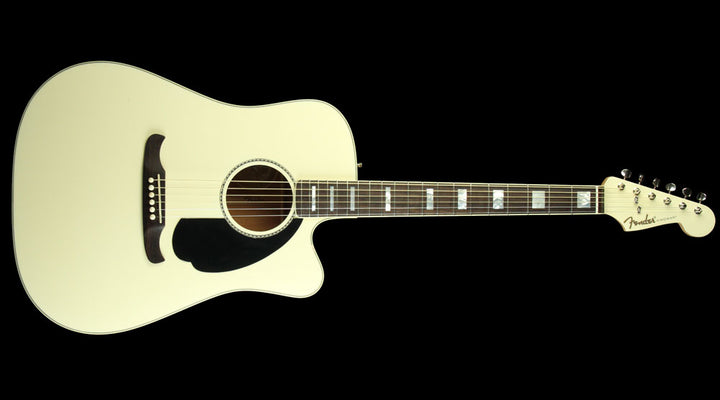 Used Fender Custom Shop Kingman C Acoustic Guitar Antigua White