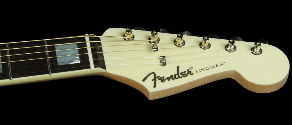 Used Fender Custom Shop Kingman C Acoustic Guitar Antigua White — 4