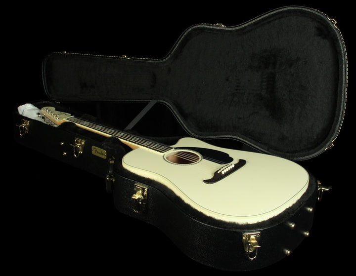Used Fender Custom Shop Kingman C Acoustic Guitar Antigua White