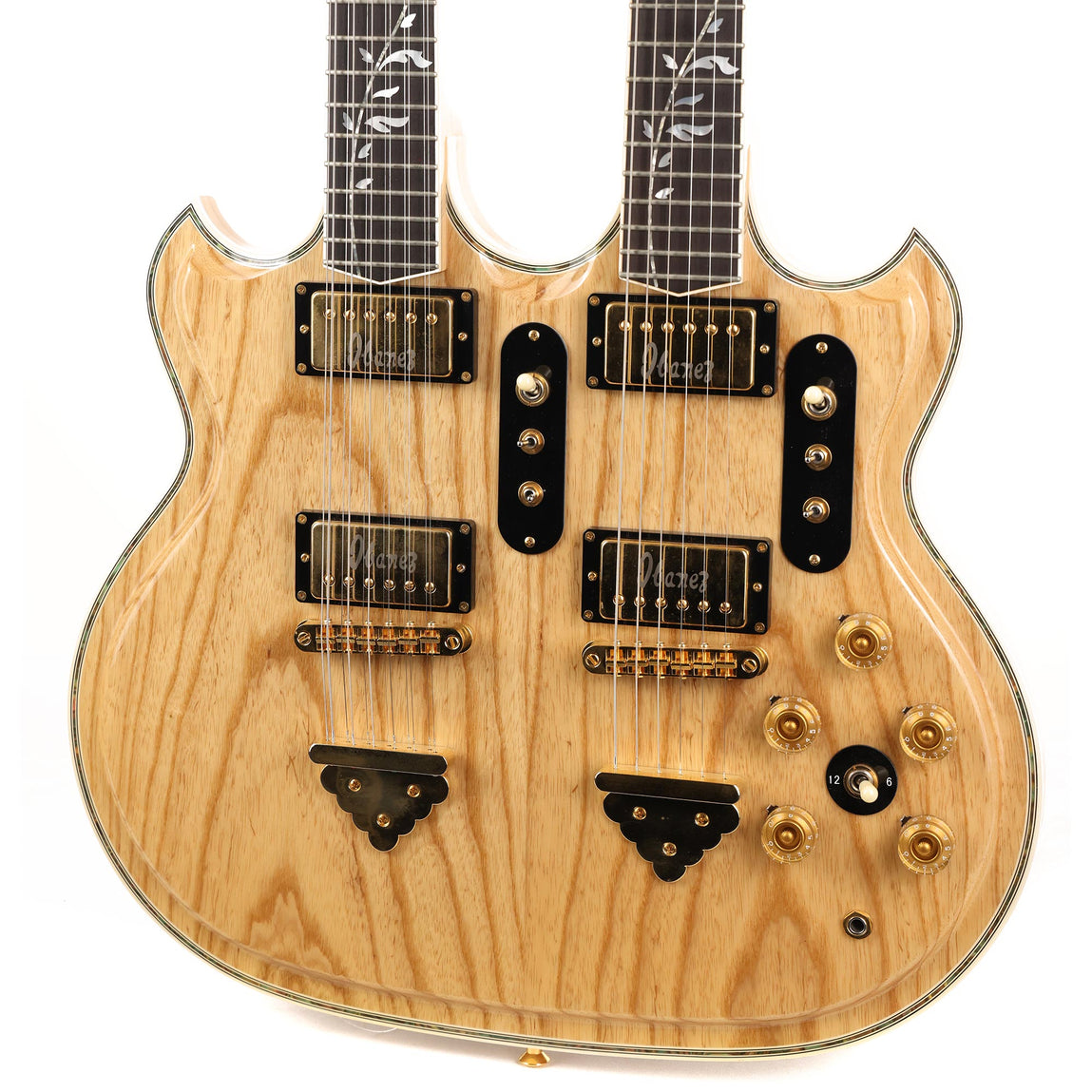 Ibanez 2670RE Artwood Twin Double-Neck Reissue Used | The Music Zoo