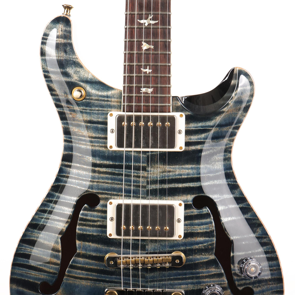 PRS Hollowbody II 594 10-Top Faded Whale Blue 2020 — 6