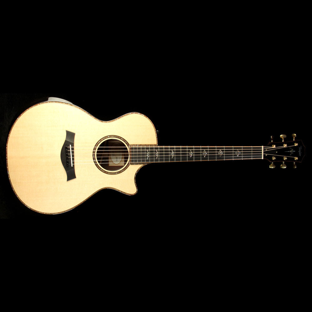Used Taylor 912ce Grand Concert Indian Rosewood Acoustic Guitar Natural — 2