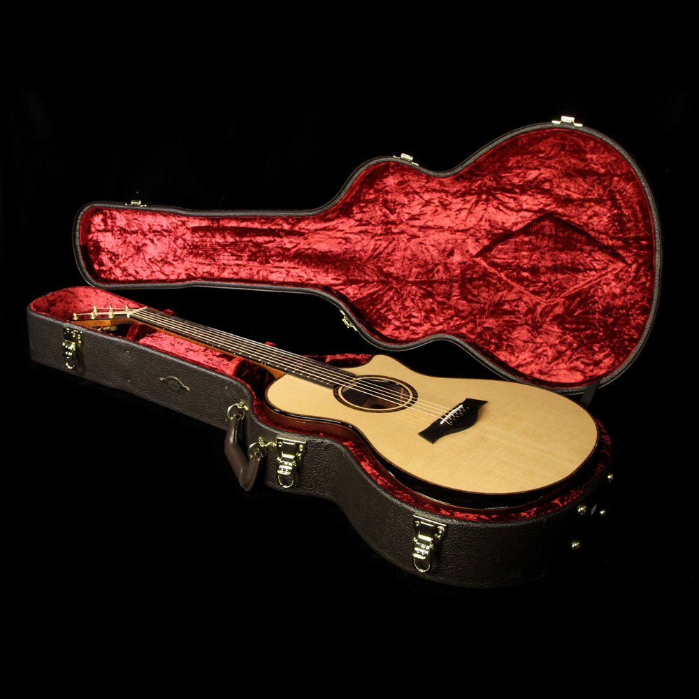 Used Taylor 912ce Grand Concert Indian Rosewood Acoustic Guitar Natural — 5