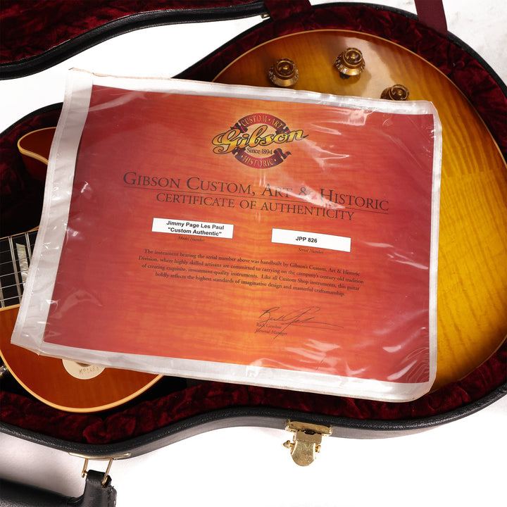 Gibson Custom Shop Jimmy Page Number One Les Paul Custom Authentic Page Burst