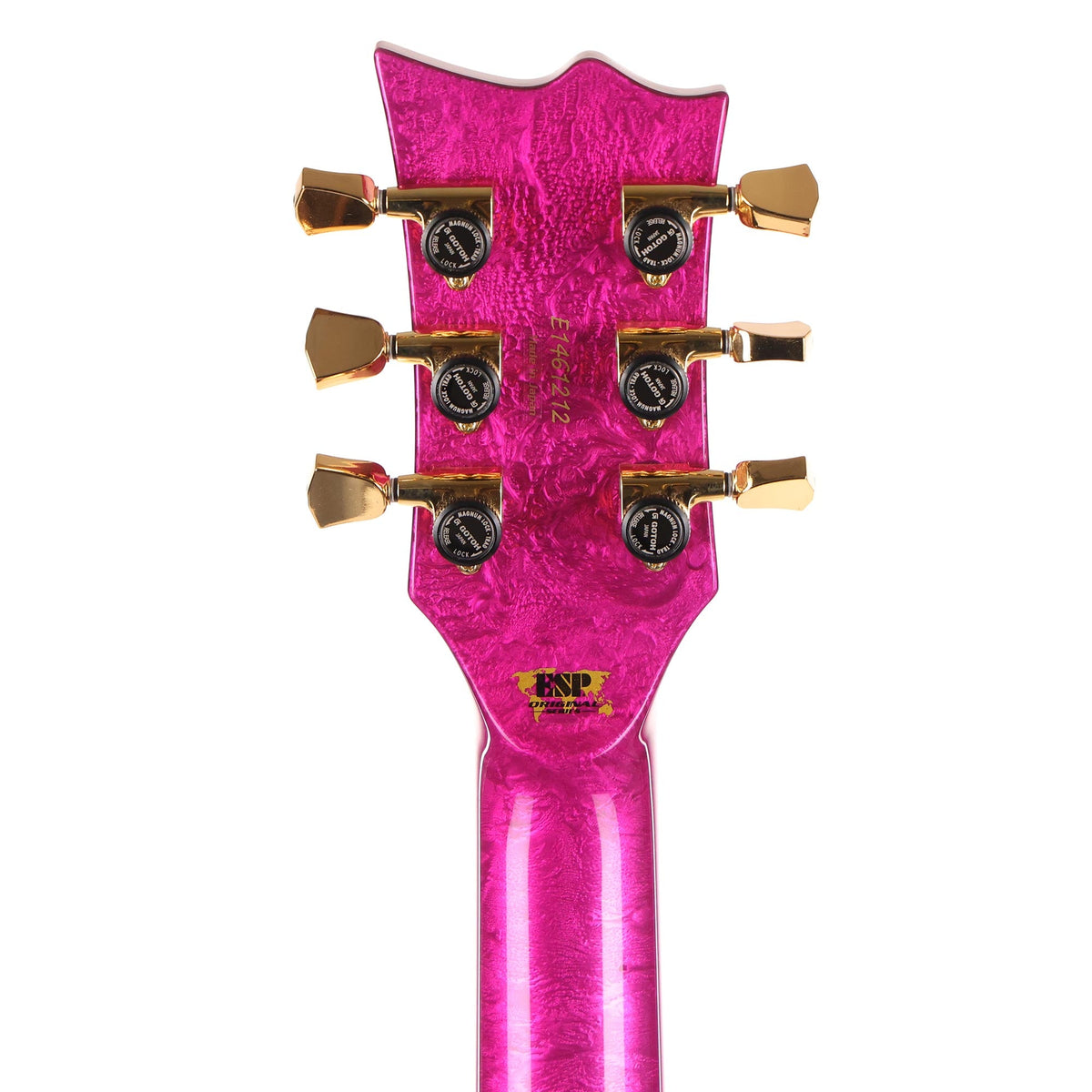 ESP Original Series Eclipse-CTM Liquid Metal Pink 2014 | The Music Zoo