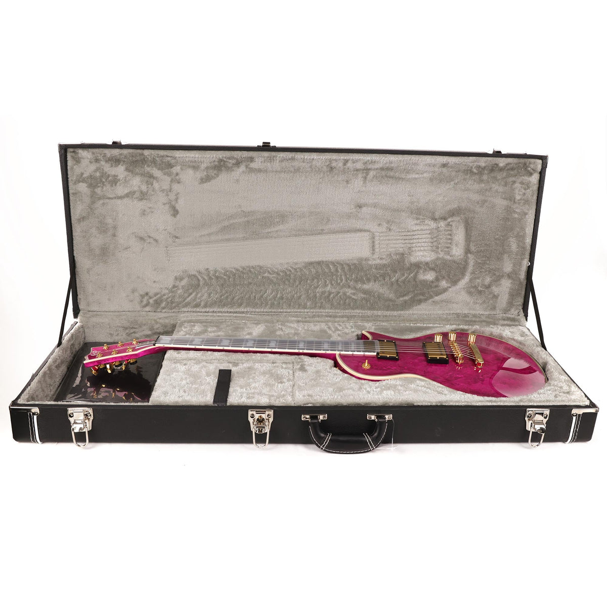 ESP Original Series Eclipse-CTM Liquid Metal Pink 2014 | The Music Zoo