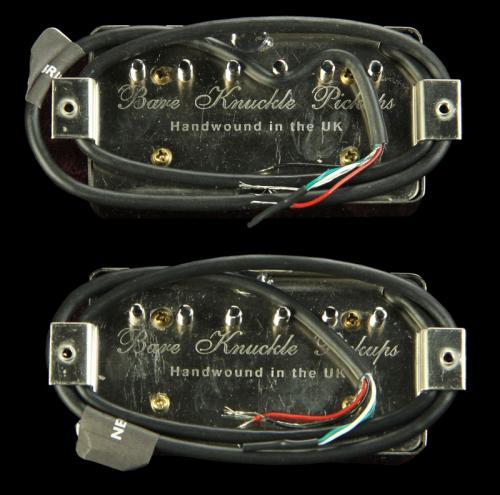 Bare Knuckle VHII Humbucker Pickup Set (Nickel with Bare Knuckle Etch)