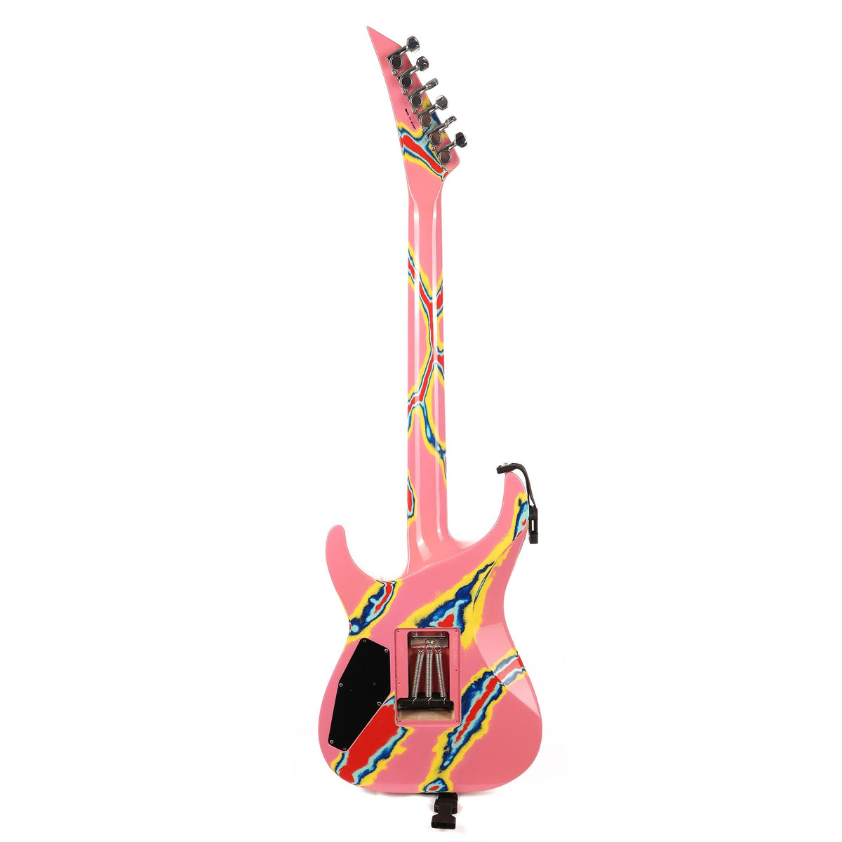 ESP M-1 Custom Pink Multi-Color Crackle 1980s — 3