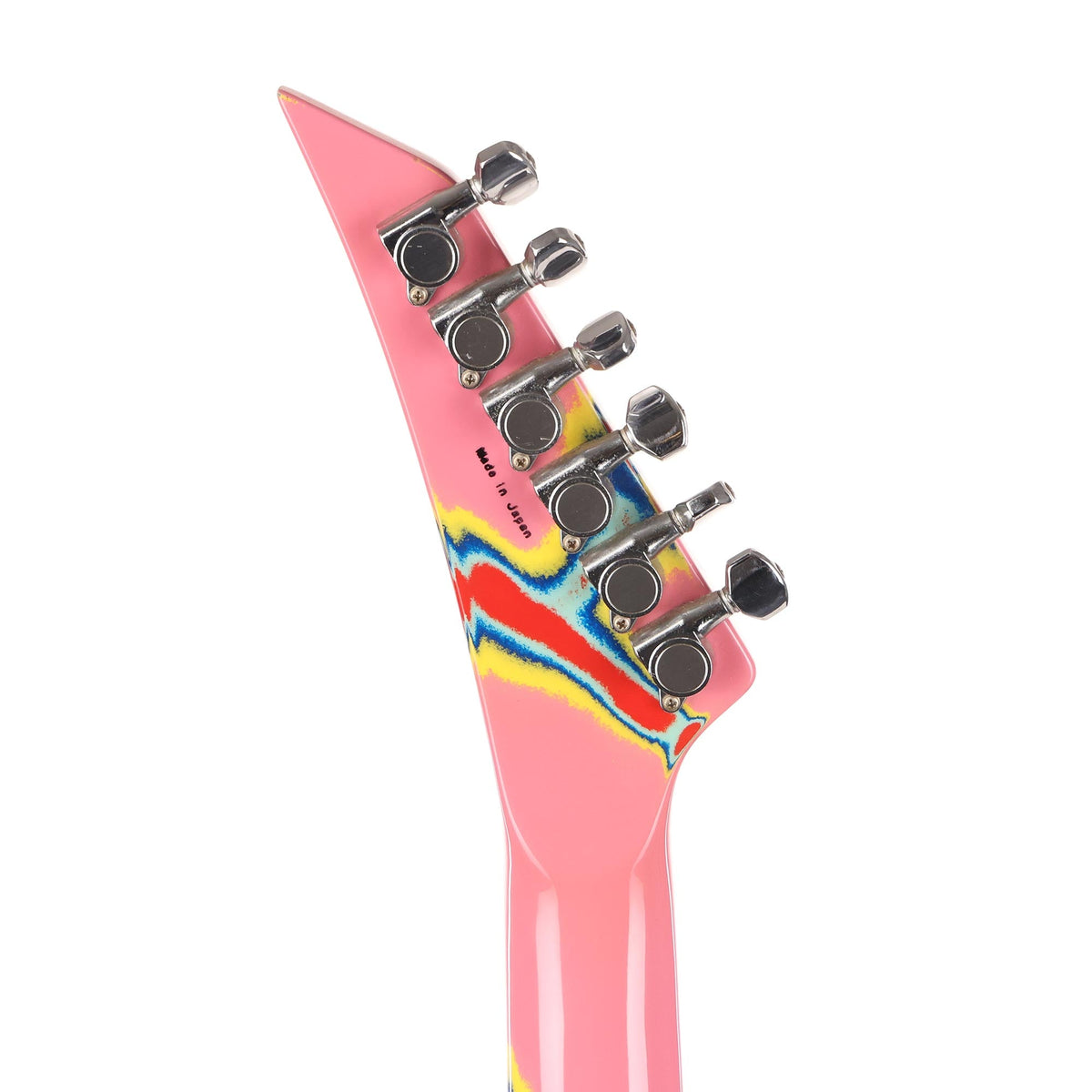 ESP M-1 Custom Pink Multi-Color Crackle 1980s — 5