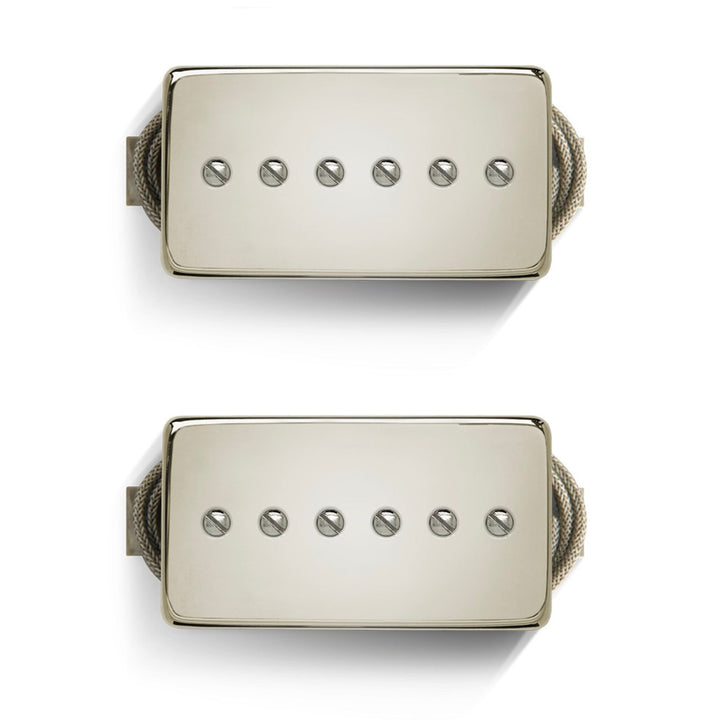 Bare Knuckle HSP-90 Mississippi Queen Set 6-String Braided 2C Nickel Screw Nickel Cover