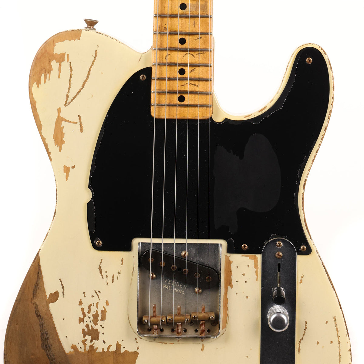 Fender Custom Shop Jeff Beck Tribute Esquire Masterbuilt Greg Fessler White Blonde — 6