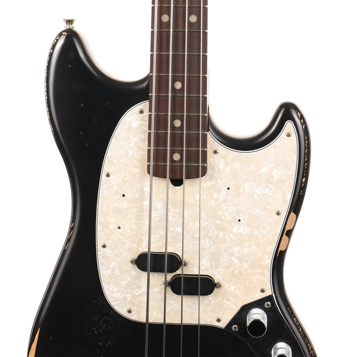 Fender Justin Meldal-Johnson Signature Mustang Bass Black 2022