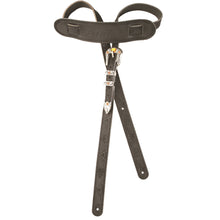 Gretsch Tooled Black Leather Guitar Strap