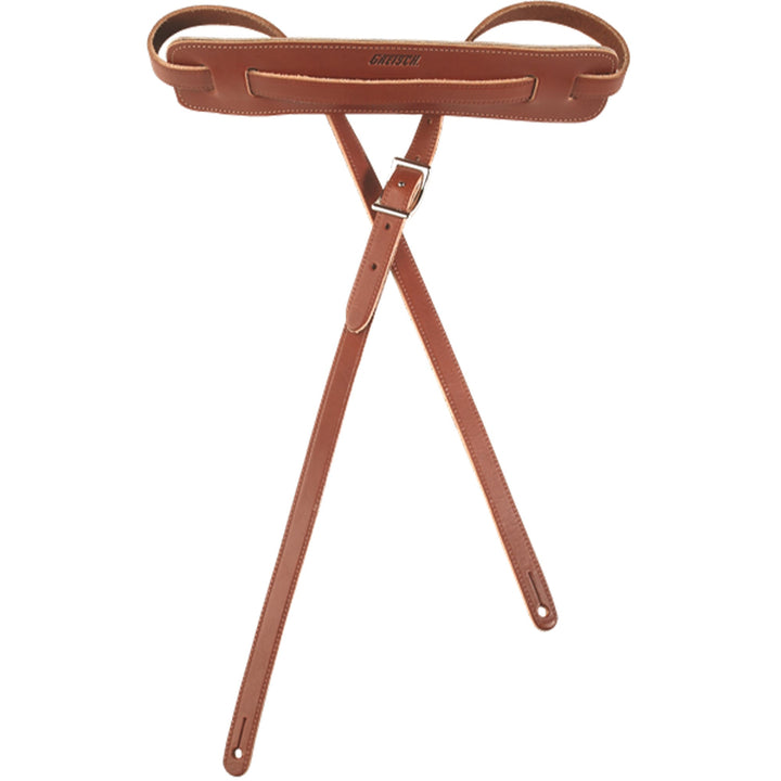 Gretsch Vintage Walnut Leather Guitar Strap