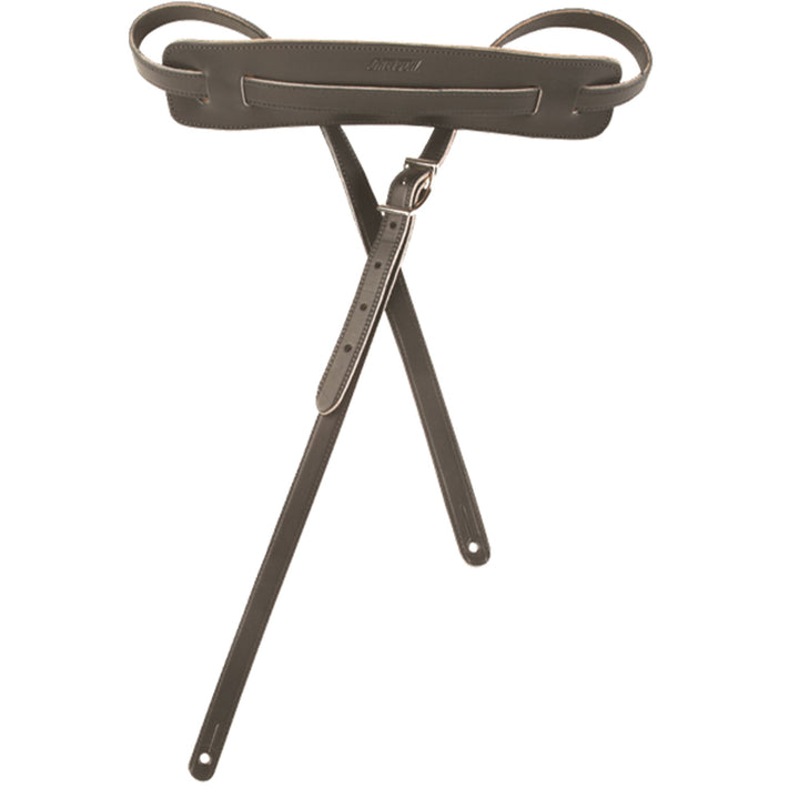 Gretsch Vintage Black Leather Guitar Strap