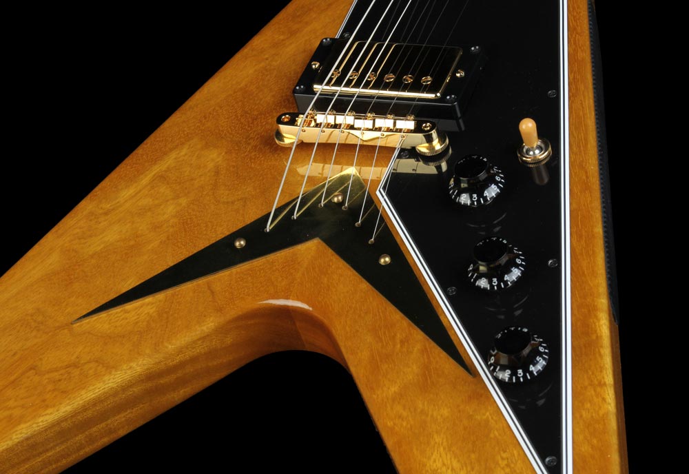 Used 2008 Gibson Custom Shop 50th Anniversary Korina Flying V Electric Guitar — 6
