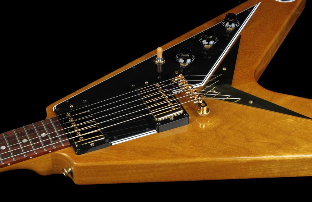 Used 2008 Gibson Custom Shop 50th Anniversary Korina Flying V Electric Guitar — 7