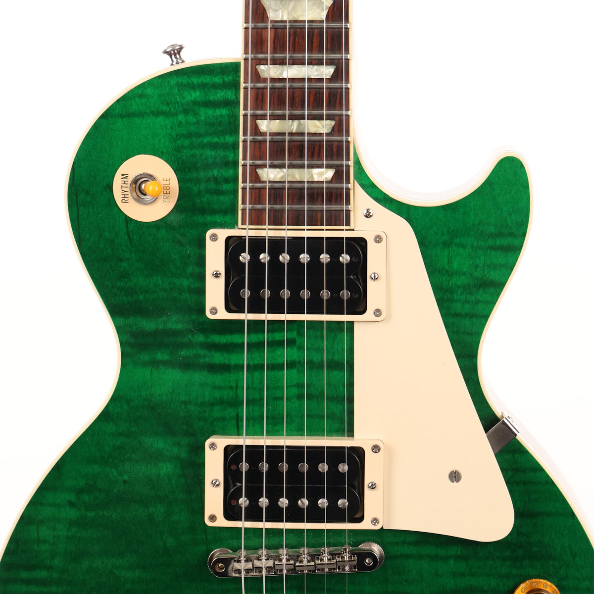 Gibson Custom Shop Modern Les Paul Standard Guitar Trans Green 2017 — 6