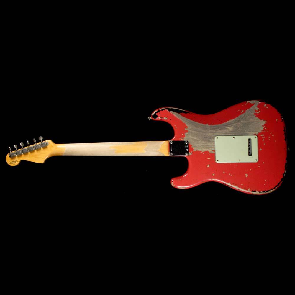 Fender Custom Shop Michael Landau Signature 1963 Stratocaster Fiesta Red over 3-Tone Sunburst — 3