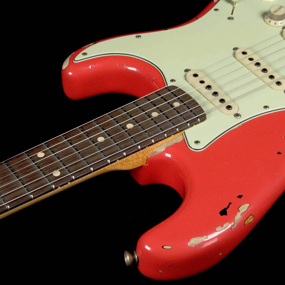 Fender Custom Shop Michael Landau Signature 1963 Stratocaster Fiesta Red over 3-Tone Sunburst — 7