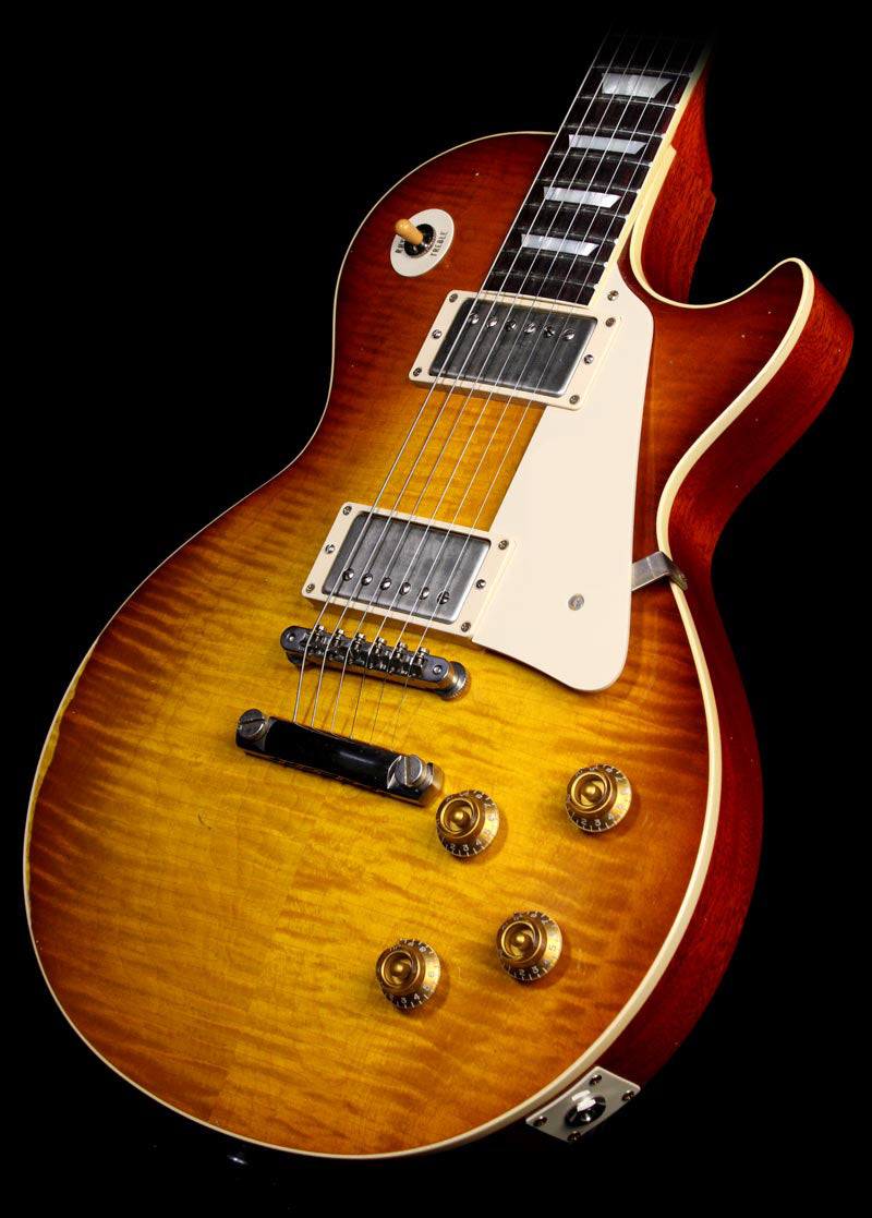Used Gibson Limited Edition Custom Shop '59 Les Paul Electric Guitar Heavily Aged Slow Iced Tea Fade — 1