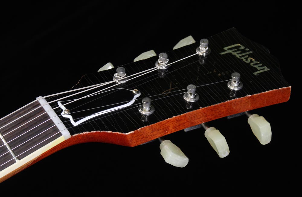 Used Gibson Limited Edition Custom Shop '59 Les Paul Electric Guitar Heavily Aged Slow Iced Tea Fade — 4