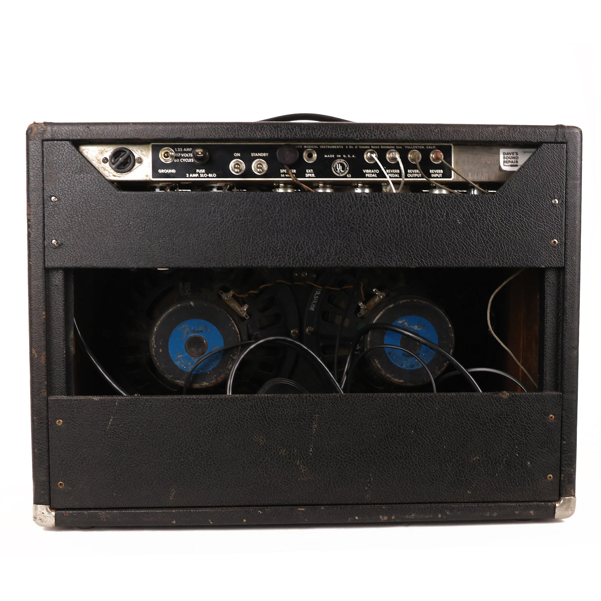 1964-1965 Fender Vibrolux Reverb Combo Amplifier — 4