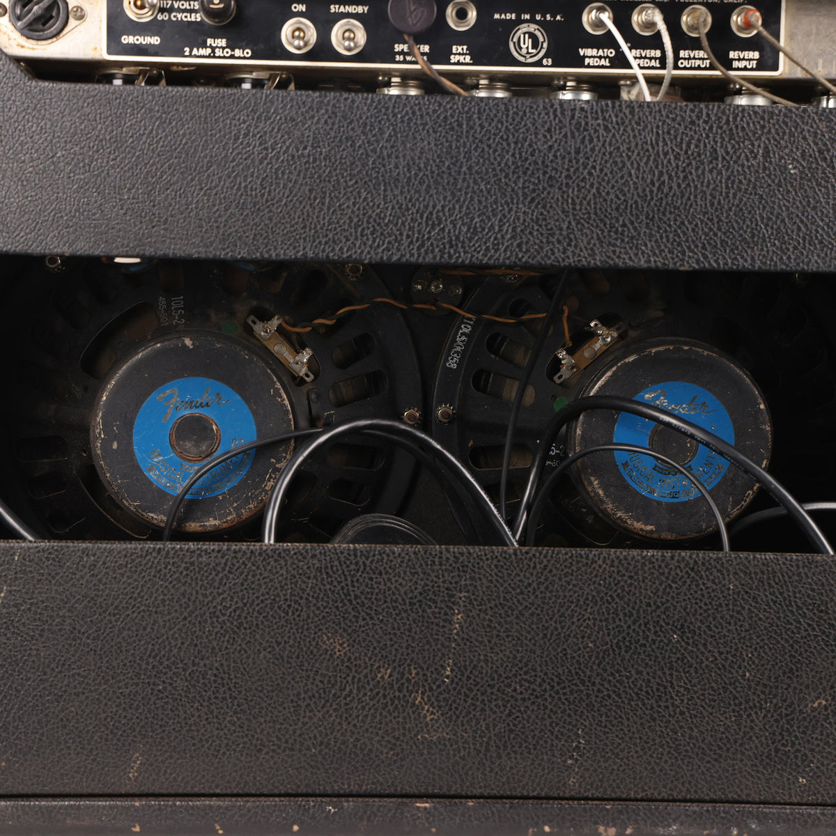 1964-1965 Fender Vibrolux Reverb Combo Amplifier — 5