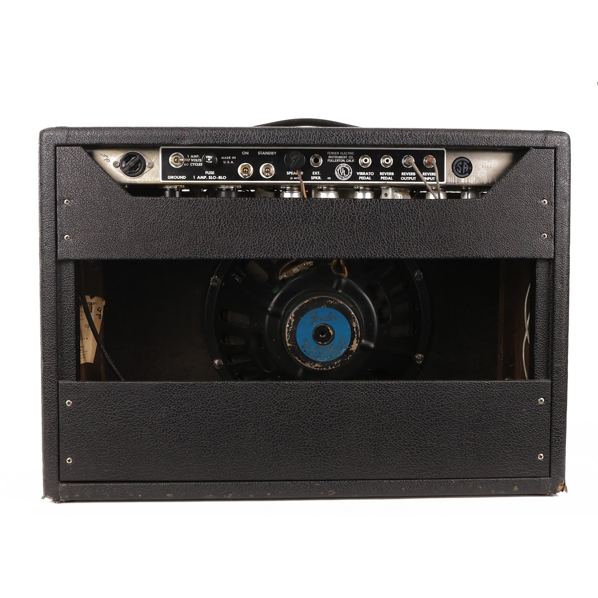 1965 Fender Deluxe Reverb Combo Amplifier — 4