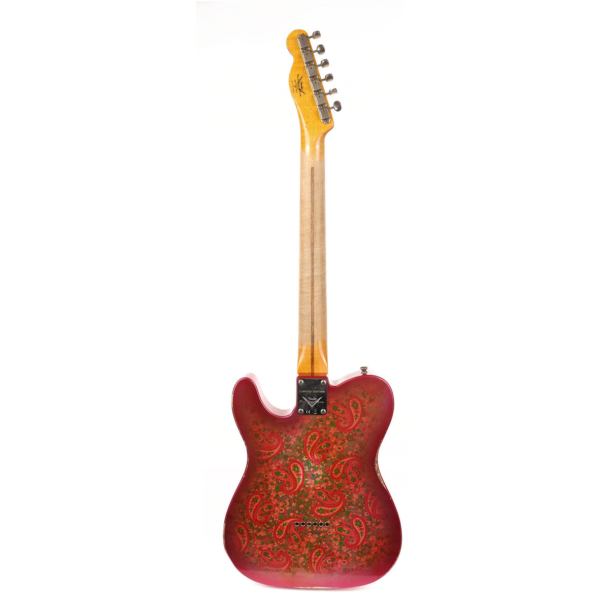 Fender Custom Shop Limited Edition 50s Telecaster Thinline Pink Paisley Relic 2018 — 3