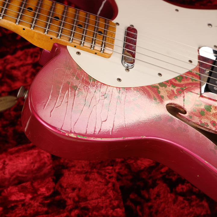 Fender Custom Shop Limited Edition 50s Telecaster Thinline Pink Paisley Relic 2018