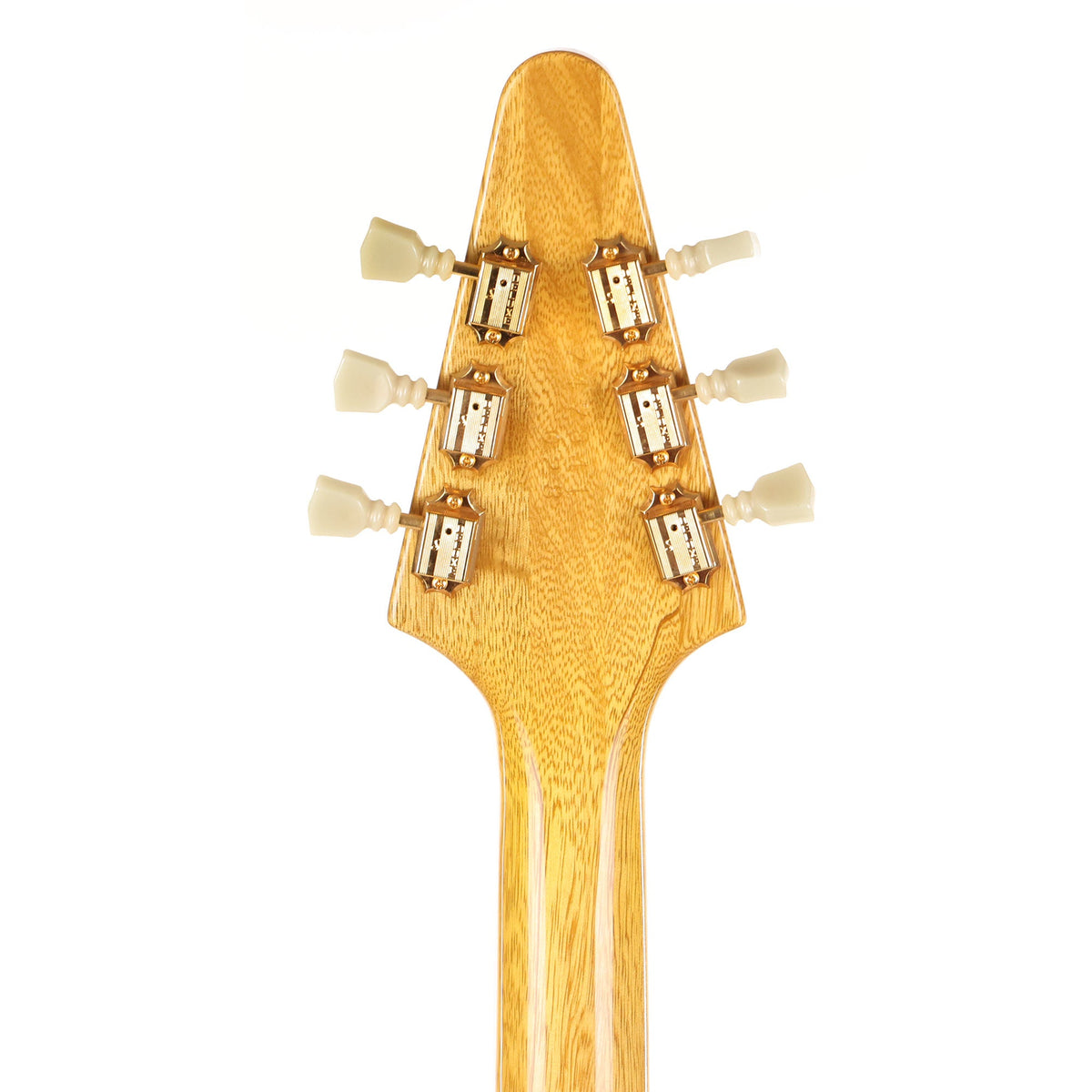 1997 Hamer Korina Vector Guitar Natural — 5