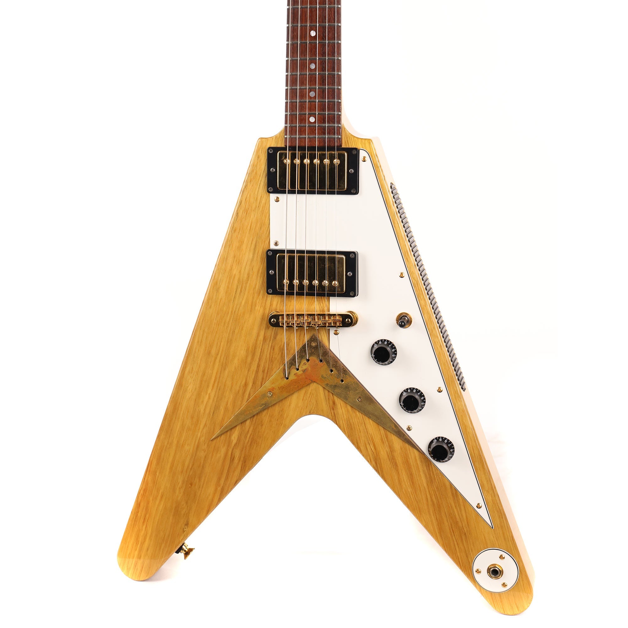 1997 Hamer Korina Vector Guitar Natural | The Music Zoo