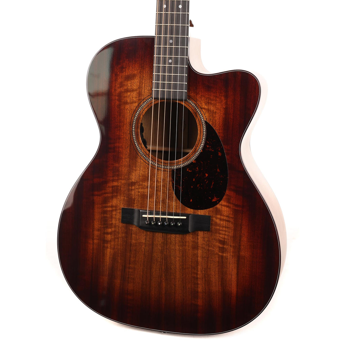 Martin OMC-16E Burst Acoustic-Electric Mahogany Burst 2020 — 7