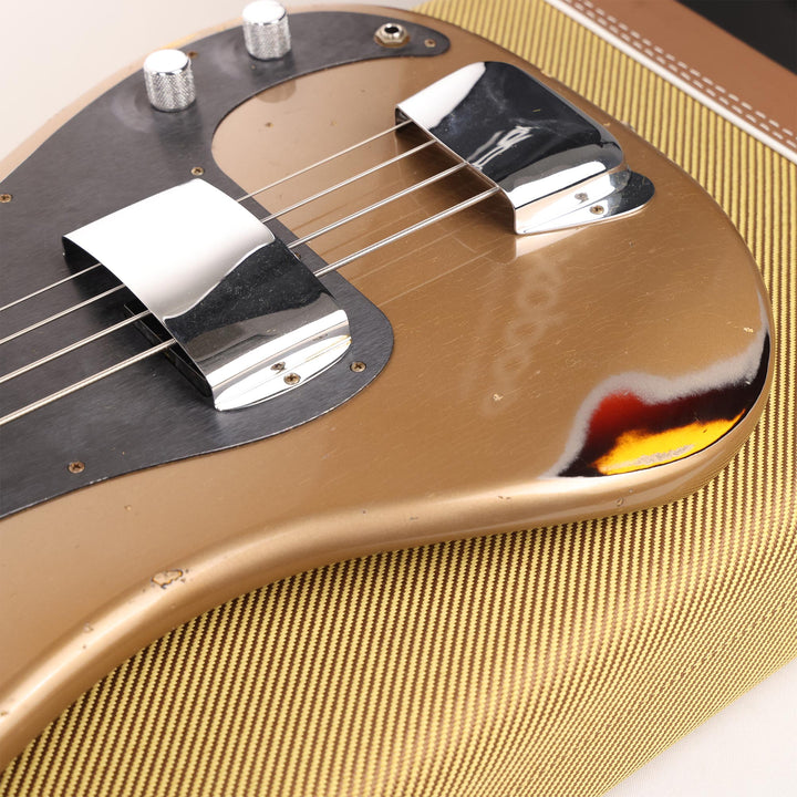 Fender Custom Shop 1958 Precision Bass Relic Aged Shoreline Gold over Chocolate 3-Tone Sunburst 2022