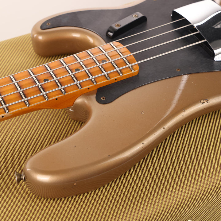 Fender Custom Shop 1958 Precision Bass Relic Aged Shoreline Gold over Chocolate 3-Tone Sunburst 2022