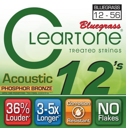 Cleartone EMP Phosphor Bronze Bluegrass Acoustic Guitar Strings (12-56)